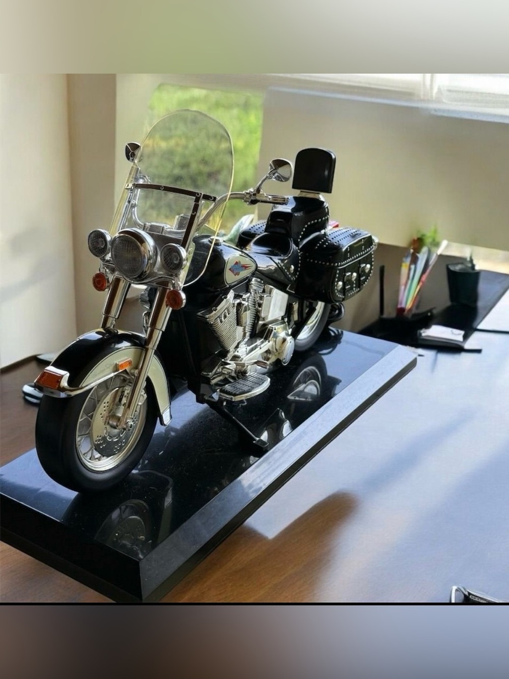Vintage Harley-Davidson Heritage Softail Motorcycle Landline Telephone-Telemania